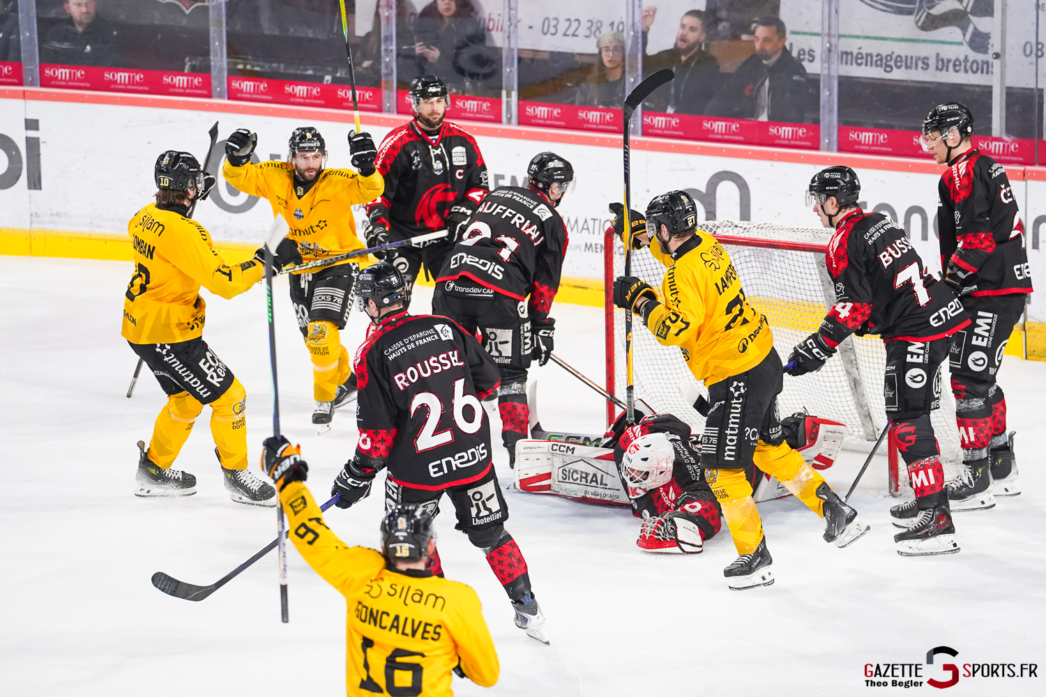 hockey sur glace ligue magnus j40 gothiques amiens dragons rouen gazette sports theo begler 011