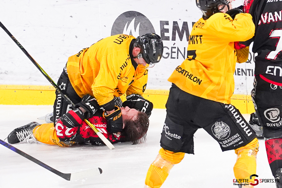 gothiques d’amiens v dragons de rouen ligue magnus journée 40 amiens