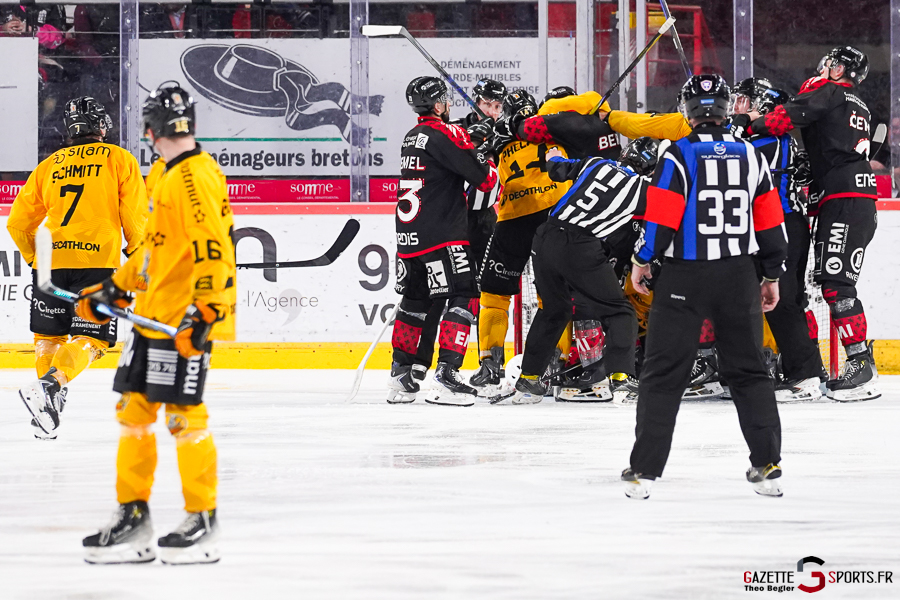 gothiques d’amiens v dragons de rouen ligue magnus journée 40 amiens