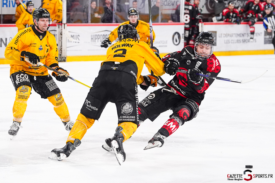 gothiques d’amiens v dragons de rouen ligue magnus journée 40 amiens