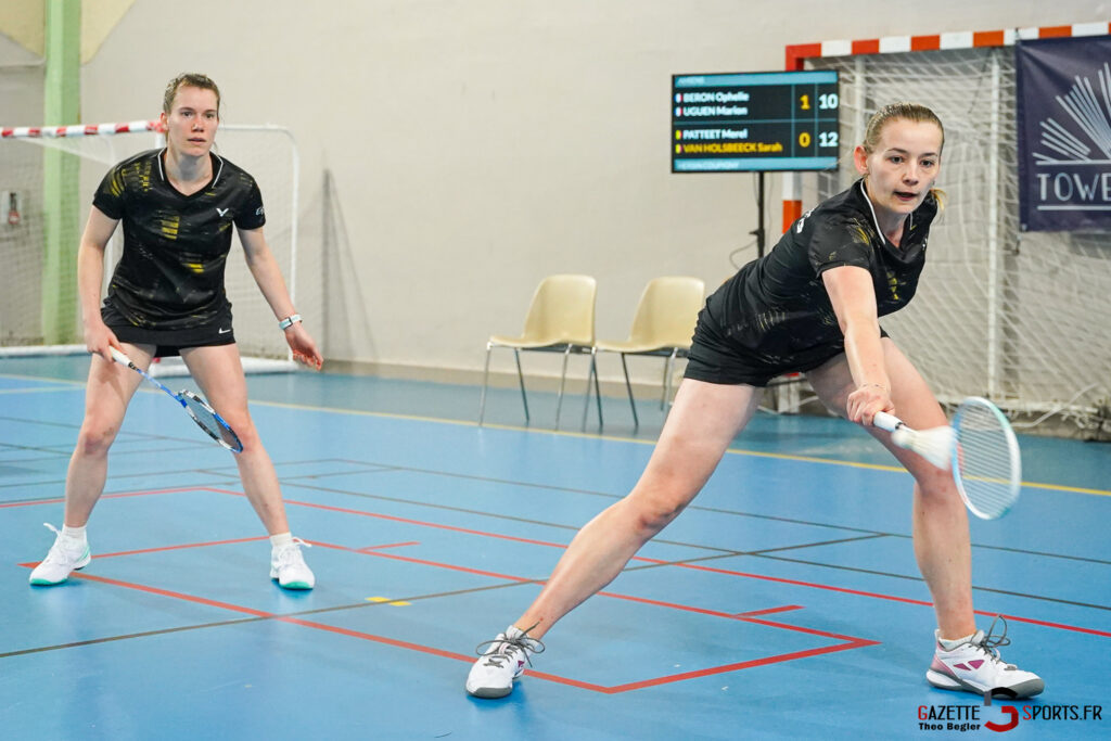 badminton pre nationale j9 auc amiens uc badminton hersin coupigny gazette sports theo begler 025