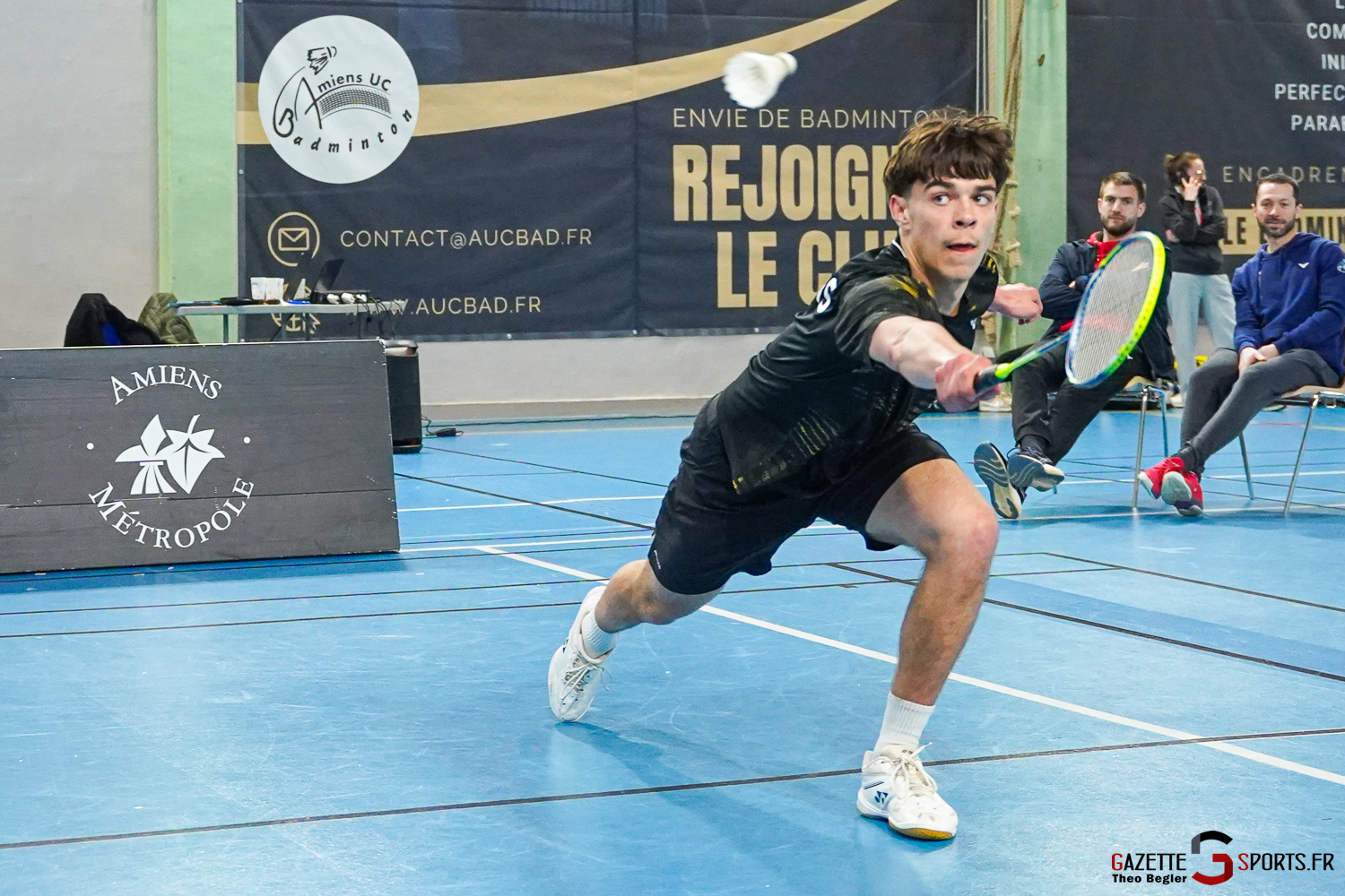 badminton pre nationale j9 auc amiens uc badminton hersin coupigny gazette sports theo begler 033