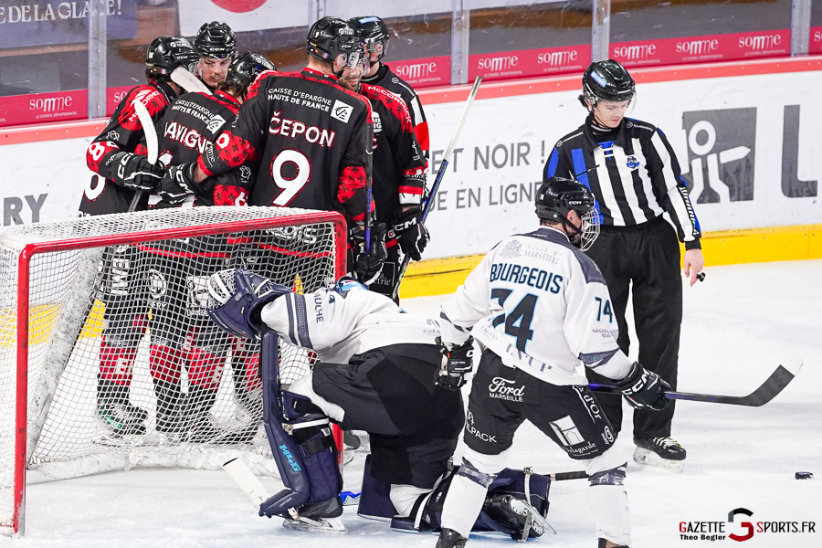 gothiques d’amiens v spartiates de marseille ligue magnus journée 42 amiens