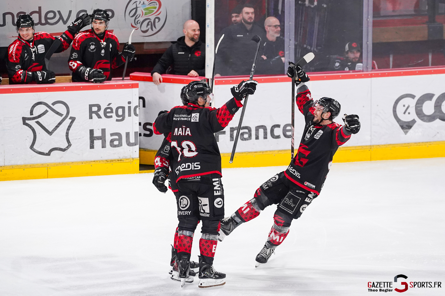 hockey sur glace ligue magnus playoffs match 4 gothiques amiens dragons rouen gazette sports theo begler 0013