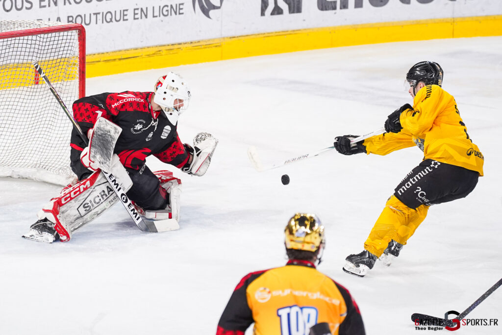 hockey sur glace ligue magnus playoffs match 4 gothiques amiens dragons rouen gazette sports theo begler 0015