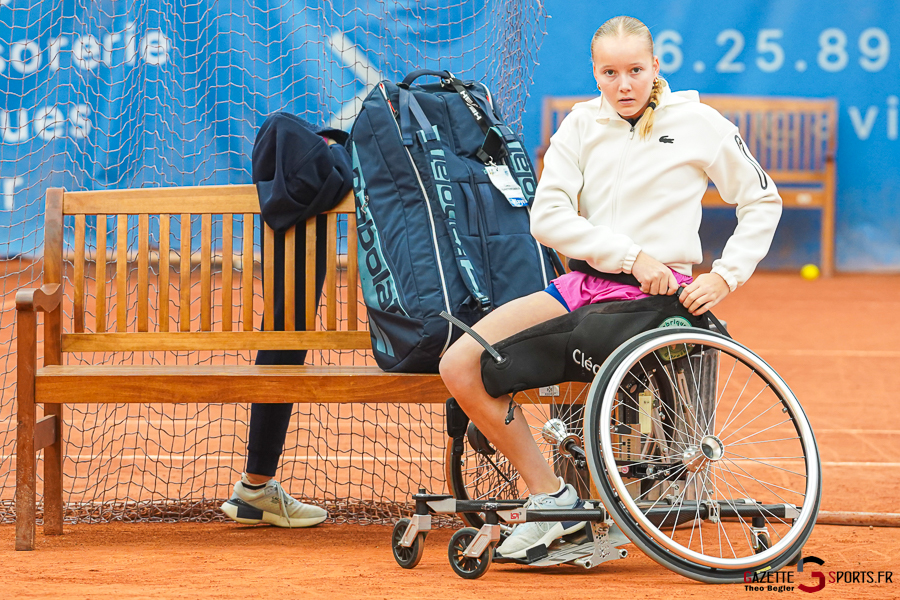 sandrine cauderon paulin v cléo ginterdaele tournoi international tennis fauteuil amiens