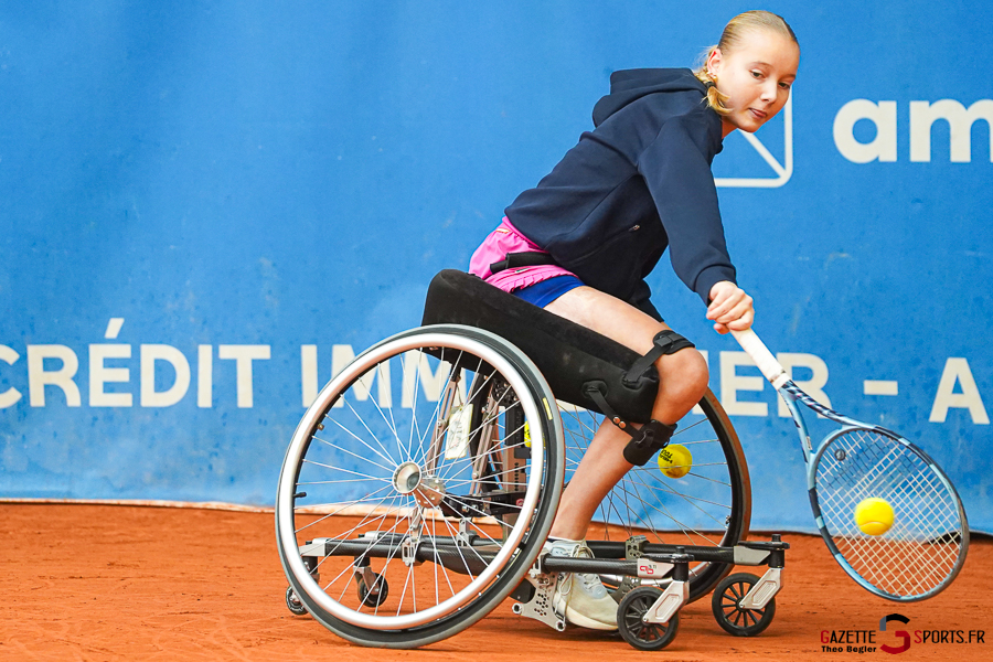 sandrine cauderon paulin v cléo ginterdaele tournoi international tennis fauteuil amiens