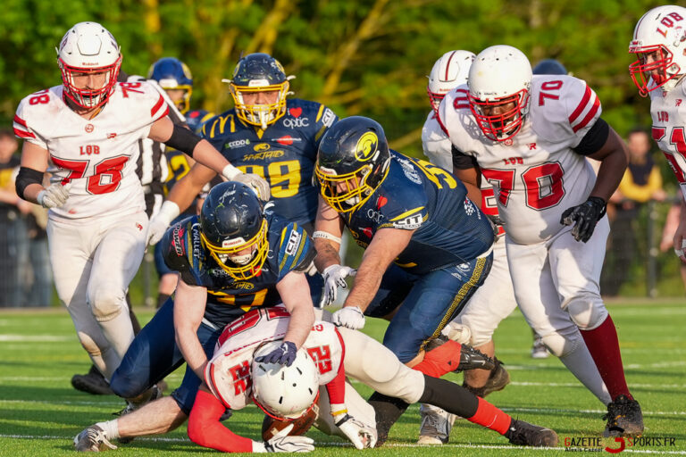 football americain d2 spartiates gladiators j9 gazettesports alexis cazeel 10