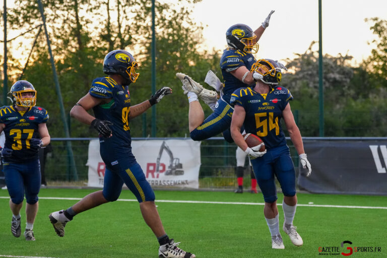 football americain d2 spartiates gladiators j9 gazettesports alexis cazeel 22