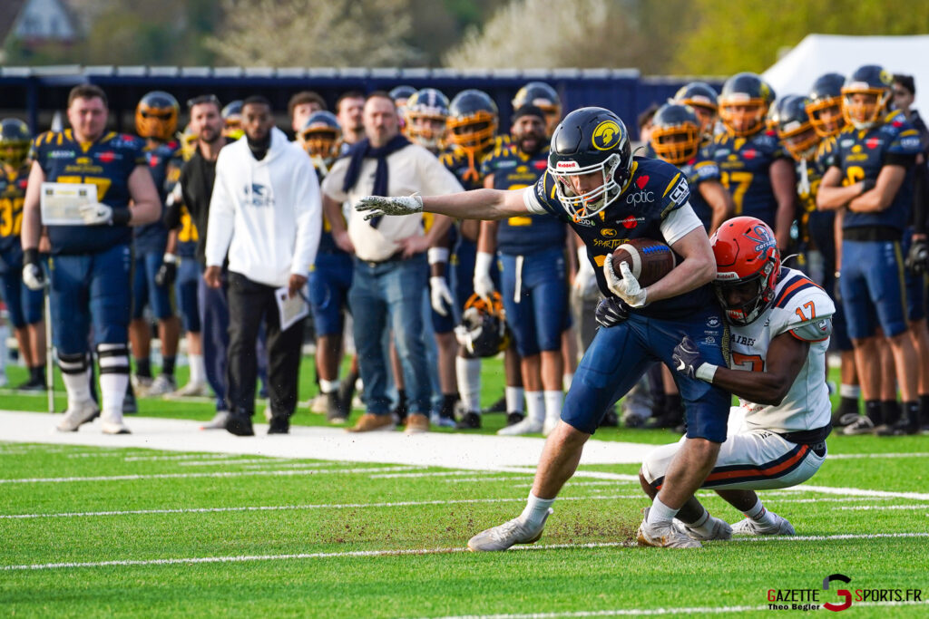 football americain division 2 d2 j7 spartiates amiens corsaires evry gazette sports theo begler 007