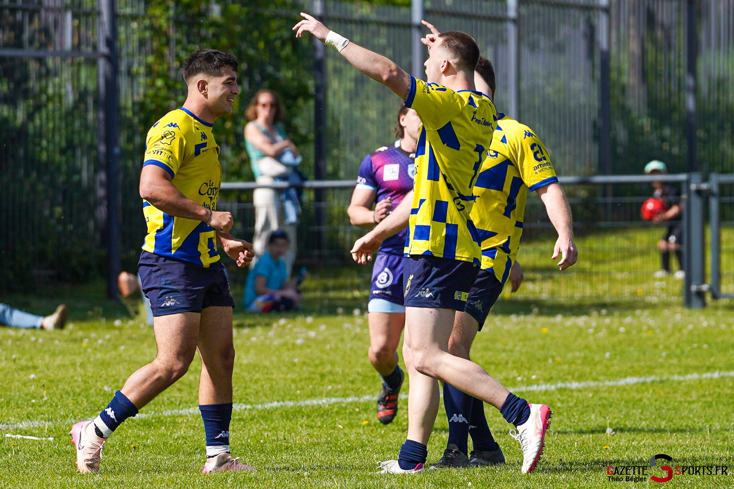 rugby fédérale 3 1/32e de finale playoffs match aller : rc amiénois v strasbourg alsace rugby
