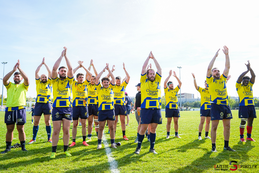 rugby f&eacute;d&eacute;rale 3 1/32e de finale playoffs match aller : rc ami&eacute;nois v strasbourg alsace rugby