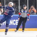 hockey sur glace match amical : france canada