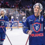 hockey sur glace match amical : france canada