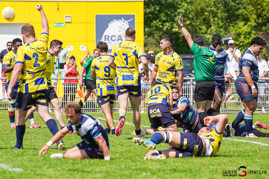 rugby fédérale 3 16es de finale match retour : rc amiénois rugby Épernay champagne