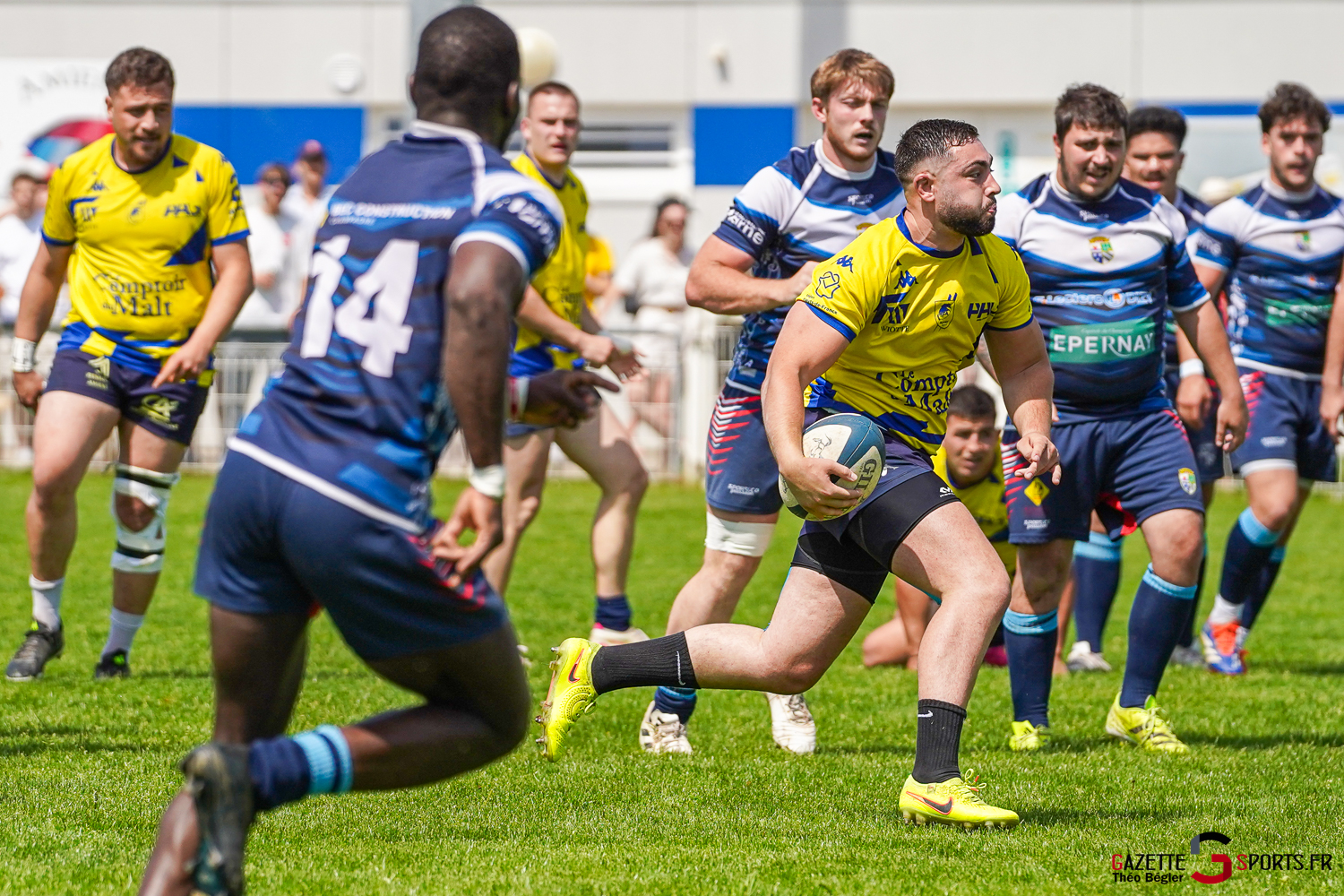 rugby federale 3 16es de finale match retour rca rc amienois epernay gazette sports theo begler 003