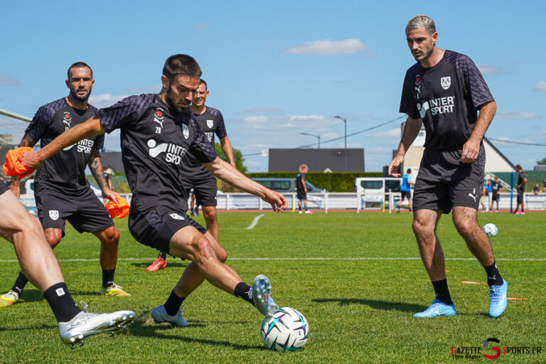 football ligue 3 : entraînement de l’amiens sc