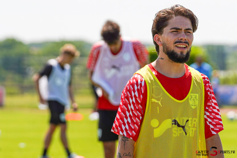 football ligue 3 : entraînement de l’amiens sc