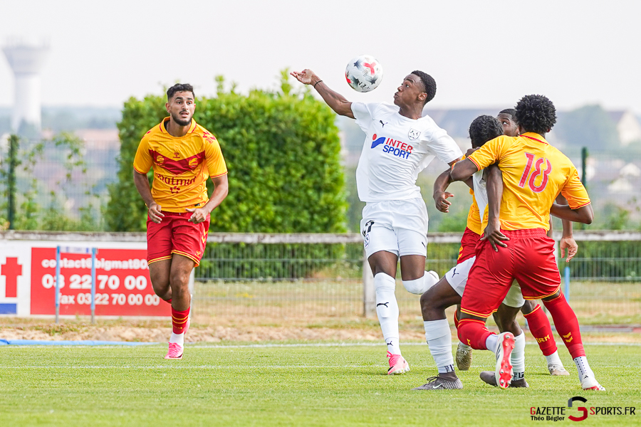 football match de préparation : amiens sc v quevilly rouen métropole