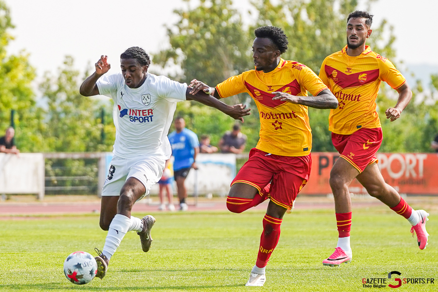 football match de préparation : amiens sc v quevilly rouen métropole