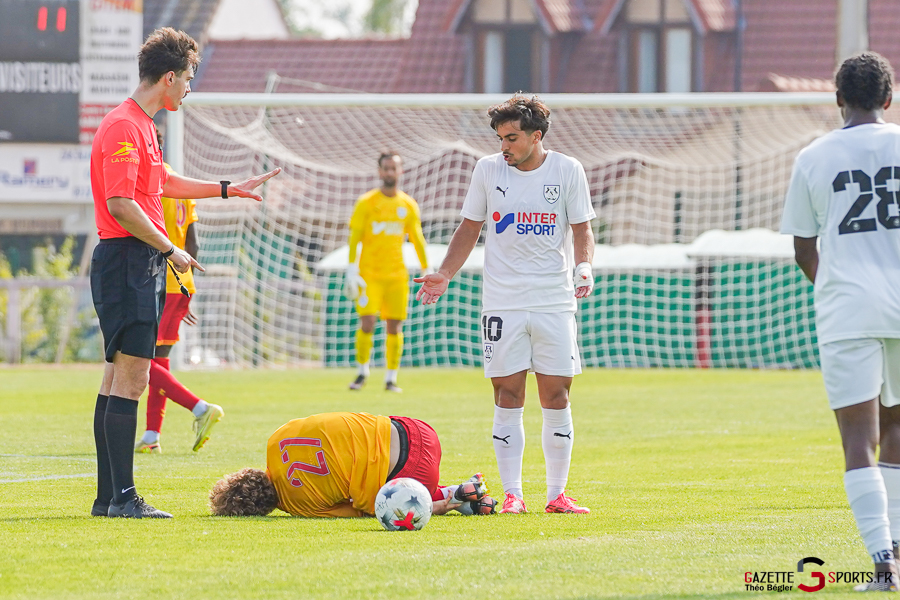 football match de préparation : amiens sc v quevilly rouen métropole