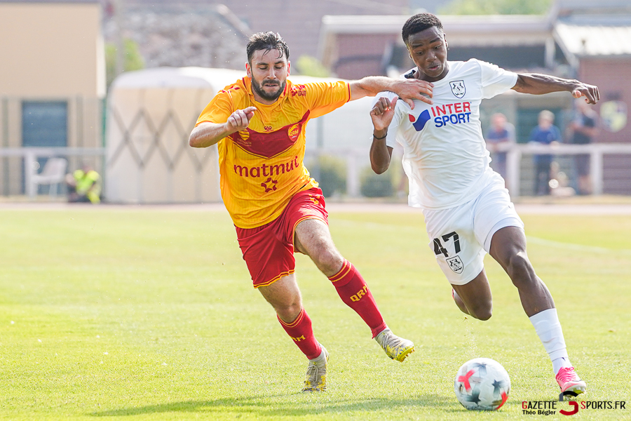 football match de préparation : amiens sc v quevilly rouen métropole