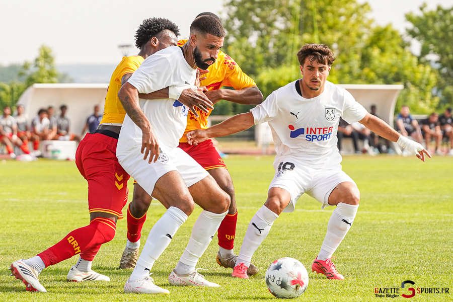 football match de préparation : amiens sc v quevilly rouen métropole