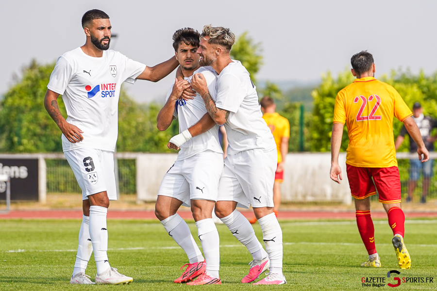football match de préparation : amiens sc v quevilly rouen métropole