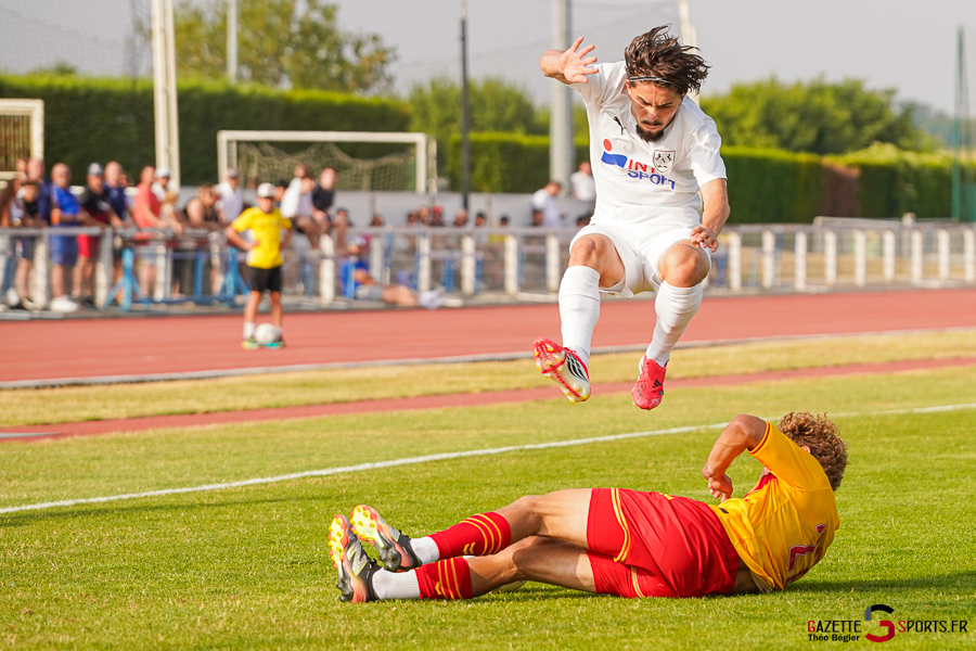 football match de préparation : amiens sc v quevilly rouen métropole