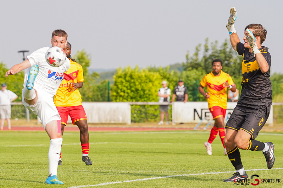football match de préparation : amiens sc v quevilly rouen métropole