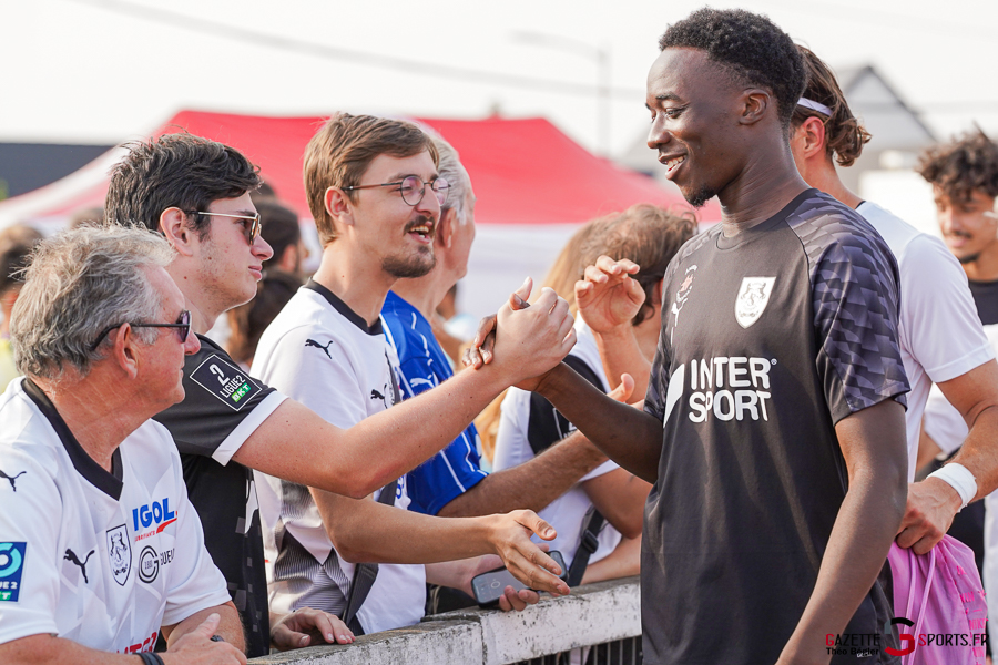 football match de préparation : amiens sc v quevilly rouen métropole