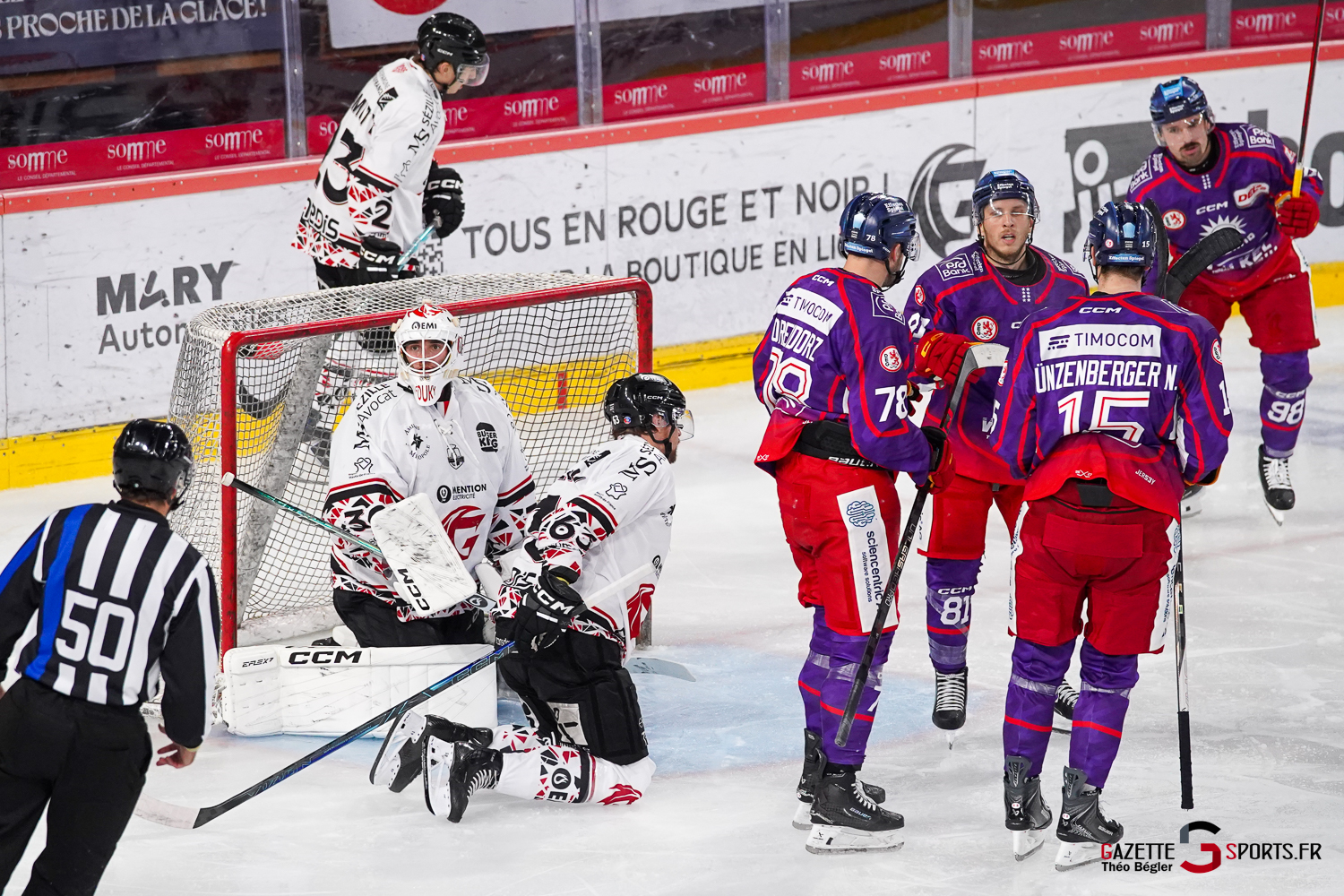 hockey sur glace (match de préparation) : gothiques d’amiens v düsseldorfer eislauf gemeinschaft