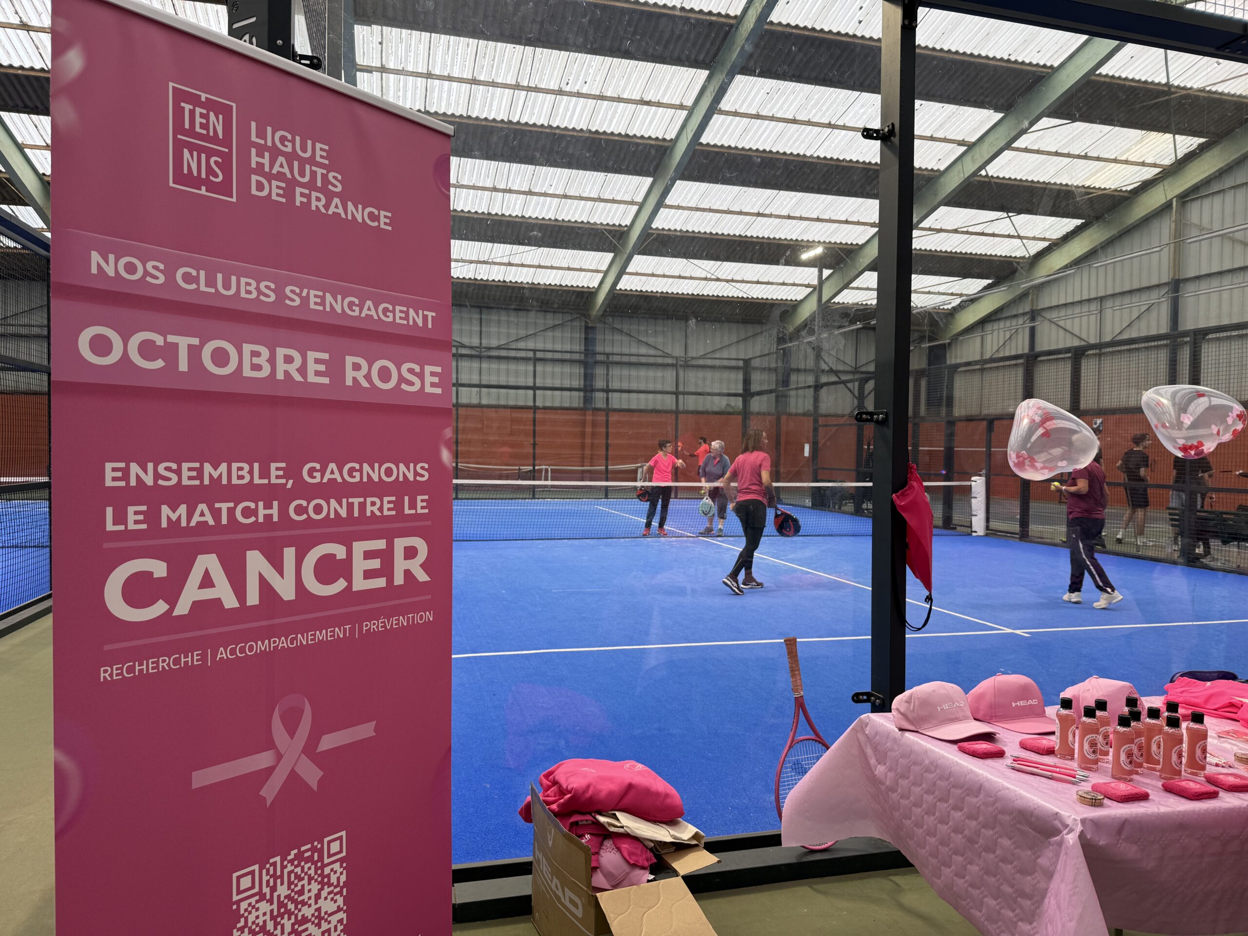 Tennis Raquettes roses Dinouard Emma